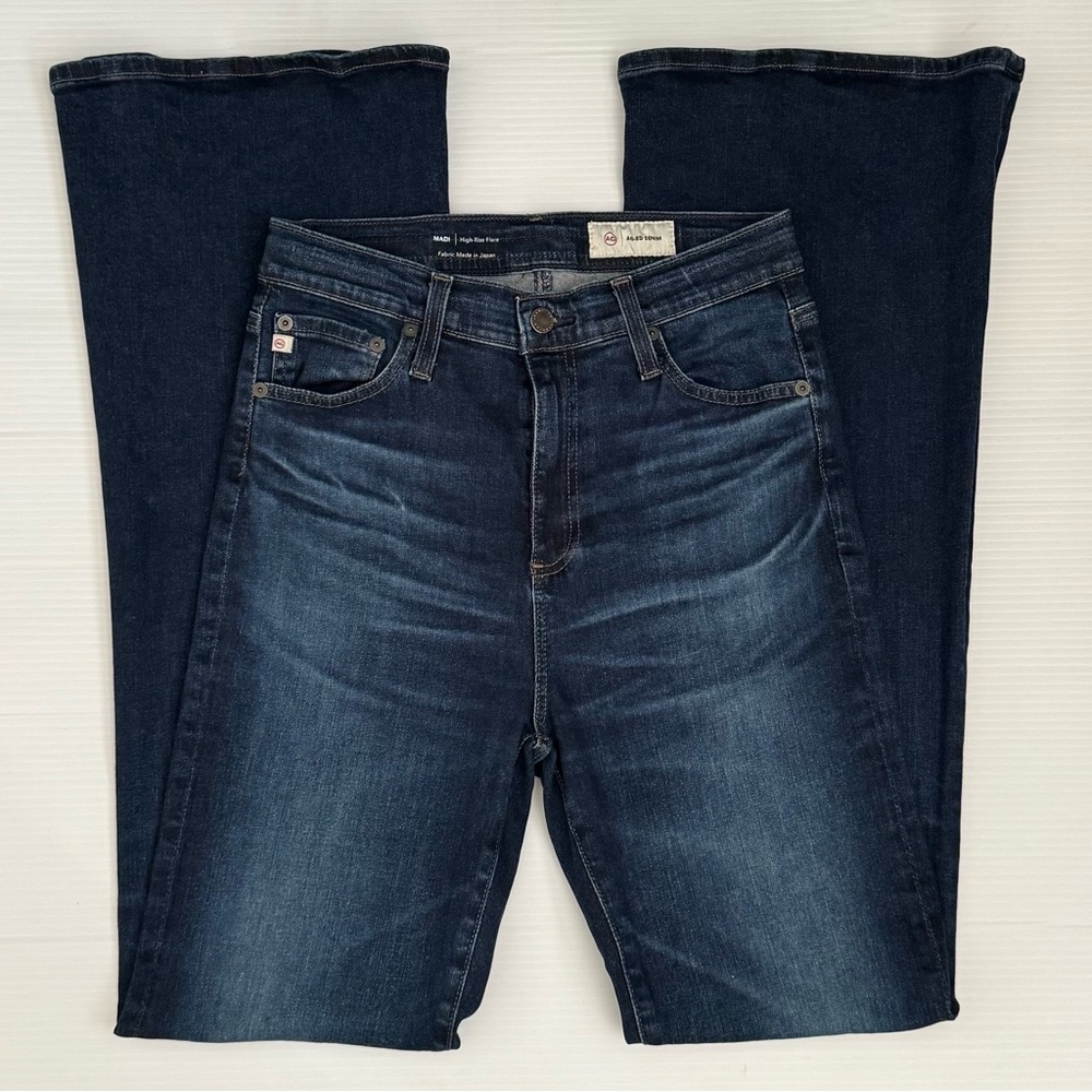 Adriano Goldschimied Ed Madi High Rise Flare Jeans Size 28 - Picture 5 of 10